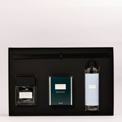Luxury box diffusore e candela suits fragrance - milan l
