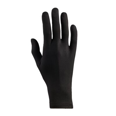 Ultra Soft Bamboo Cotton Gloves Unisex Washable Sustainable Environmentally Friendly - Small - Black