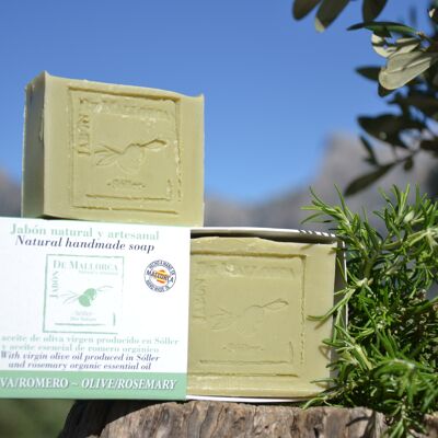 Savon naturel Olive et Romarin