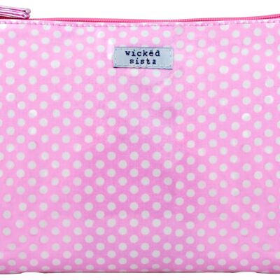 Bag Packmates Polka Medium soft A-line cosmetic pouch bag