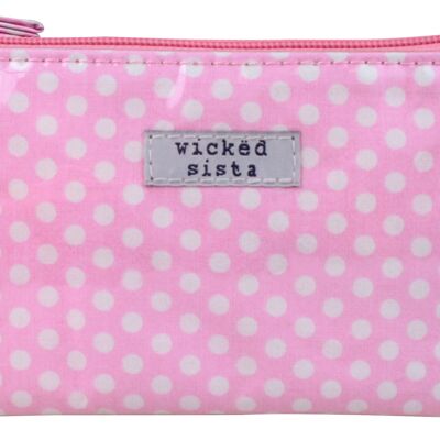Sac Packmates Polka Flat Purse Cosmetic Bag Pouch