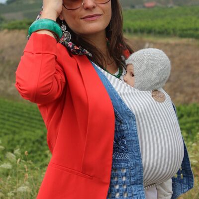 Portabebé Gris Perla