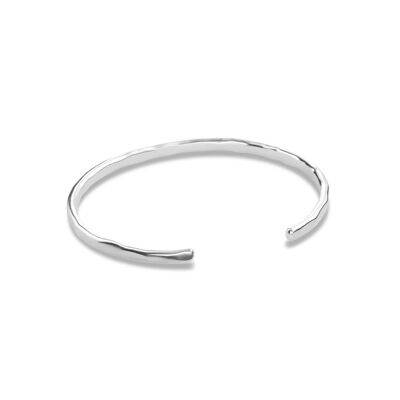 Pulsera Martillada Plata