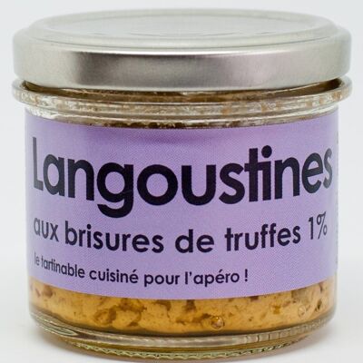 Tartinable de langoustines aux brisures de truffes 1%