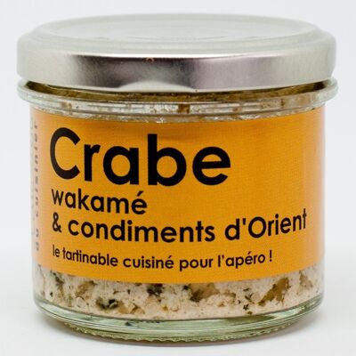 Tartinable de crabe, wakamé & condiments d'Orient