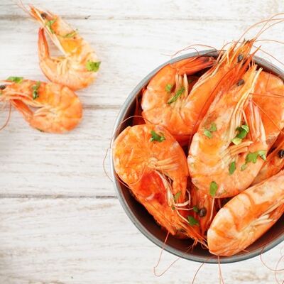 Crevettes cuites (portion de 300g)