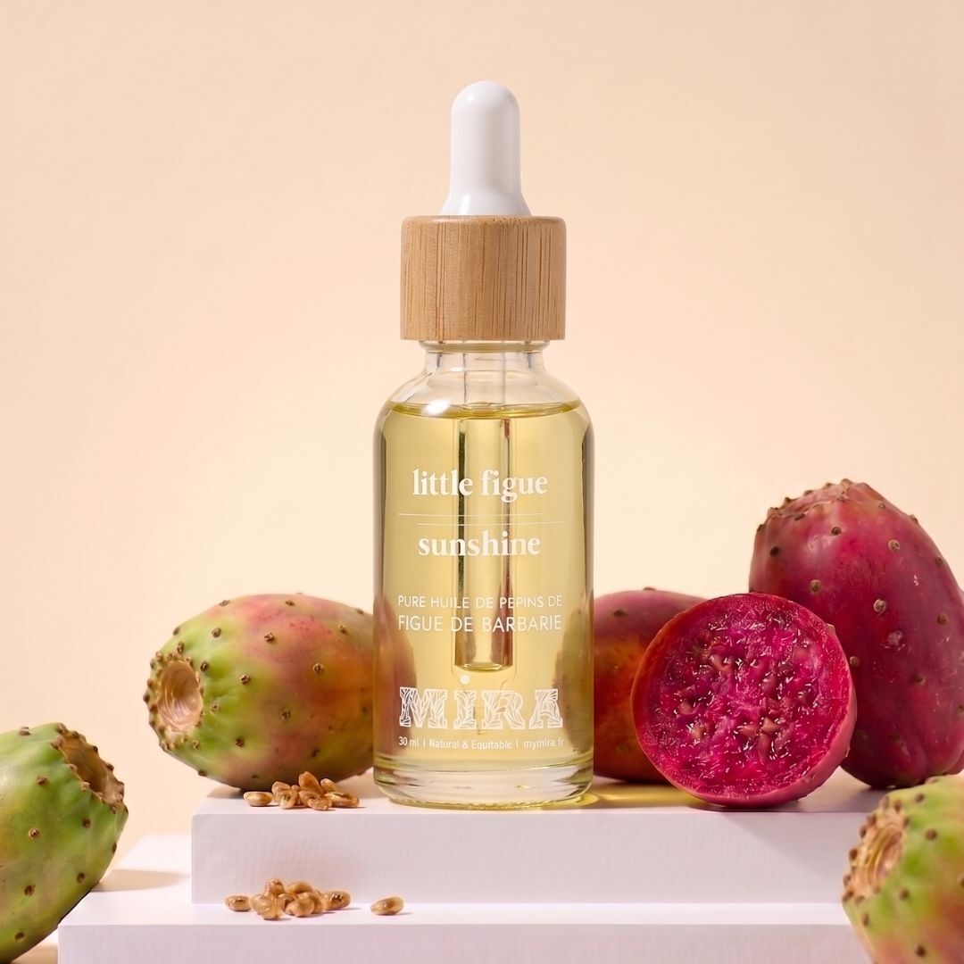 Little Figue Sunshine - Huile sèche de pépins de Figue de Barbarie - Visage - Contre les rides et ridules - 30 ml