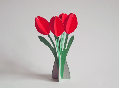 Pop Out Tulips Card