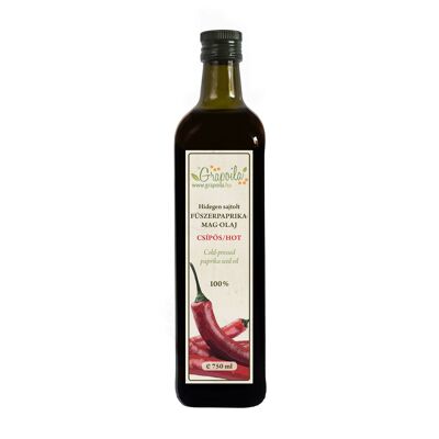 Grapoila Paprika Seed Oil (hot) 750ml
