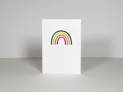 Cut Out Rainbow Card