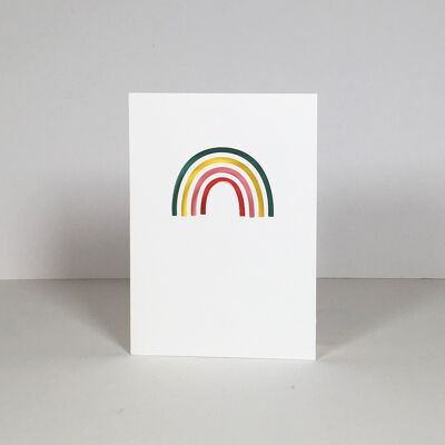 Regenbogenkarte ausschneiden