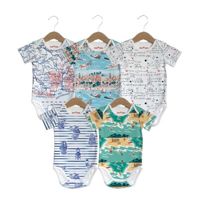 Implantation Pack Short Sleeve Baby One-Piece +