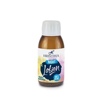 Anti Acne - Lotion Visage Nuit - 100% Naturel, 150 ml