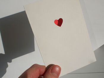 Carte de coeur simple 1