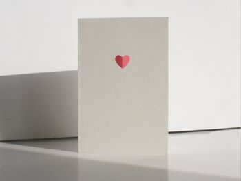 Carte de coeur simple 2
