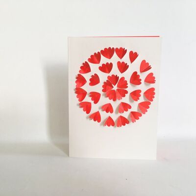 Flower Heart Card