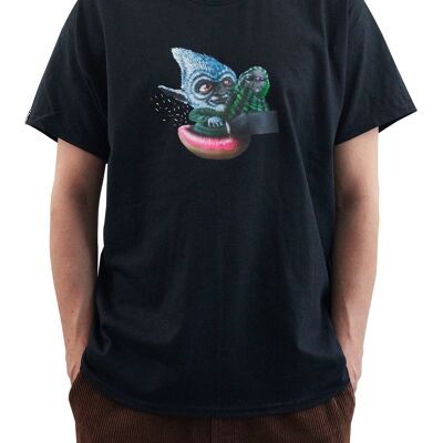 LaineK5 - Space Donut #1 - Noir - T-shirt