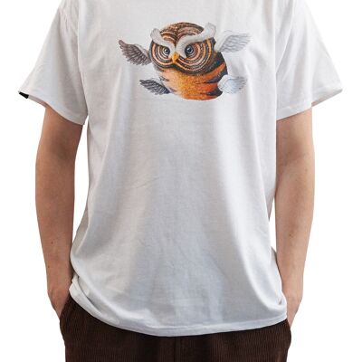 LaineK5 – Owl One #1 – Weiß – T-Shirt