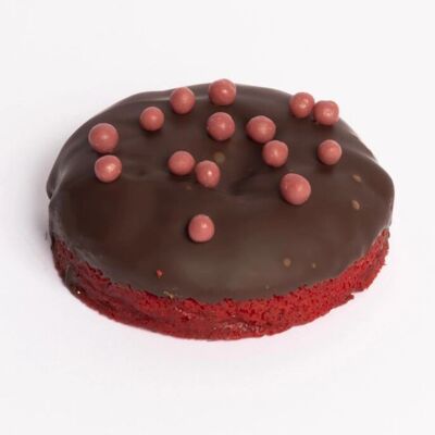 Galleta de frambuesa y chocolate negro