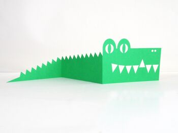 Carte de crocodile 1