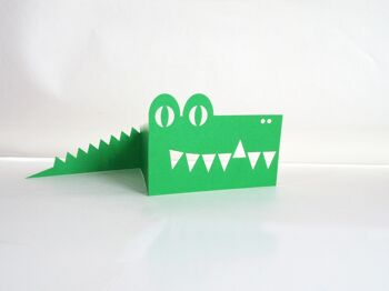 Carte de crocodile 2