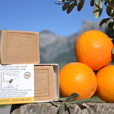 Olive and Orange natural soap