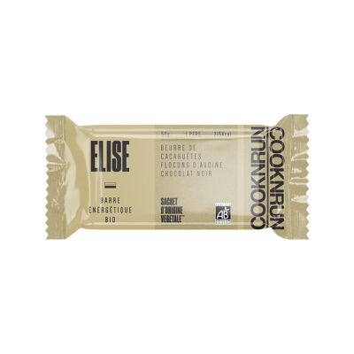 Barre énergétique BIO Elise - Beurre de Cacahuètes, Avoine, Chocolat