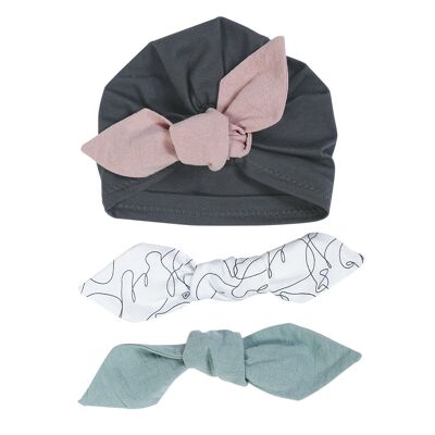 Madre osa - Gorro turbante 4-9m