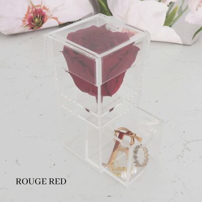 Individual Makeup Box, Rouge Red Rose