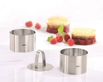 Anneaux Pour Entrées Et Desserts Forma, 2 Pcs. 6