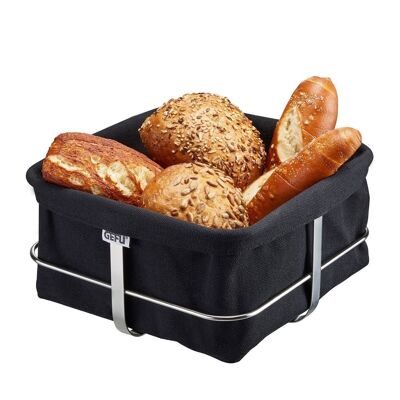 Cesta de Pan Brunch, Angular Negro