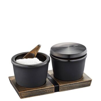 Pot à sel et épices X-Plosion®, noir 3