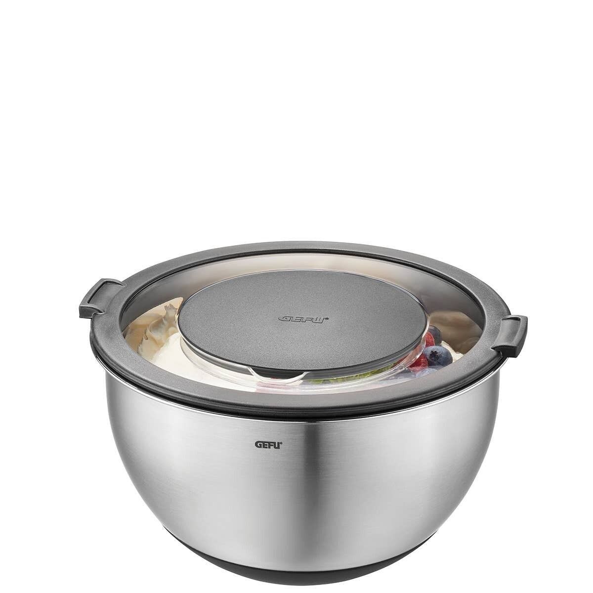 Set Di Ciotole Con Coperchio Paraspruzzi Muovo, 2 Pezzi