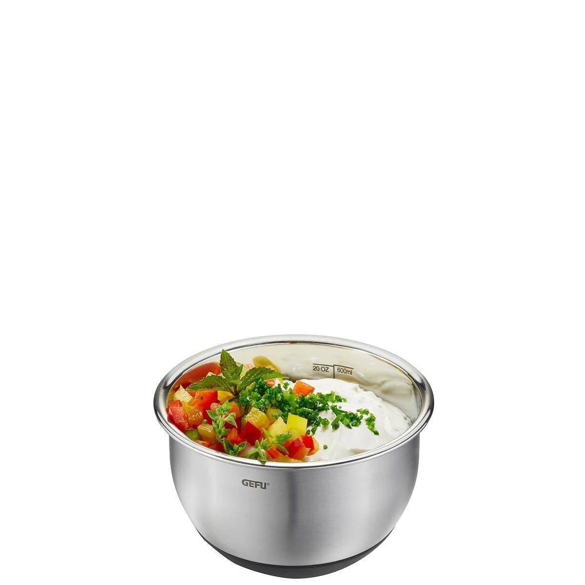 Ciotola Muovo in Acciaio Inox, ø˜ 12 cm