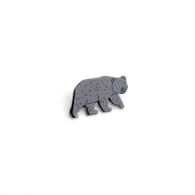 Black Bear Hard Enamel Pin