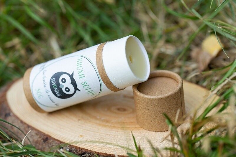 Bio Kakaobutter fester Balsamstift, parfümfrei, 30g