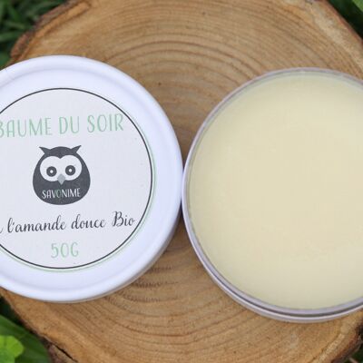 Baume du soir à l'huile d'amande douce Bio