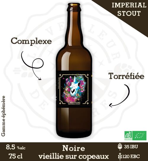 Le Veilleur de Bières bio - Catherine - Imperial Stout 8,5% 75cl