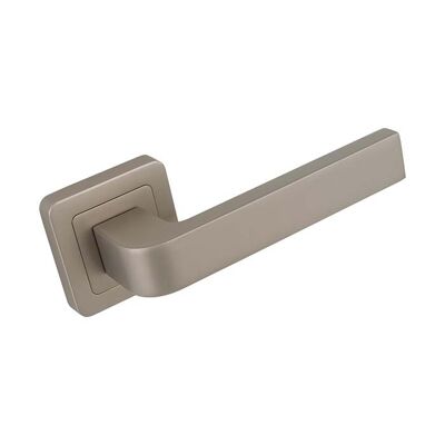 Rosette handle 8853 CANELA matt nickel finish.