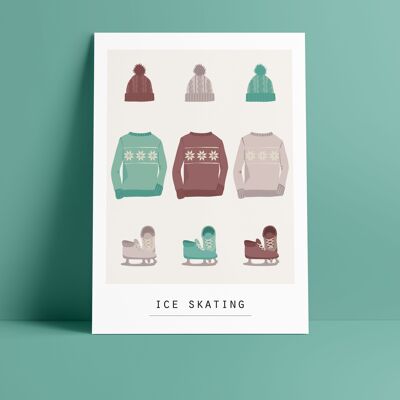 POLACARDS - ICE SKATING