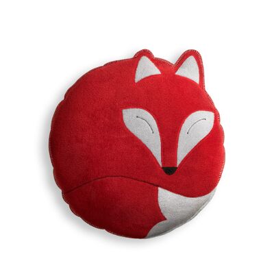 Cuddly pillow, fox, red