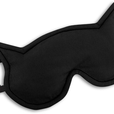 Sleep mask, hot and cold, cat, black