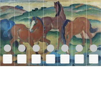 Etiquettes de classement Franz marc