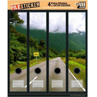FileSticker - Strada di montagna