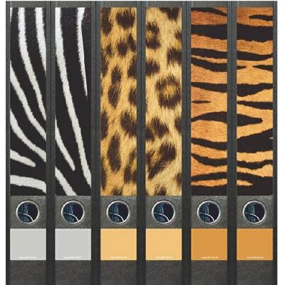 File Art Animal Skin 6 Etiquetas