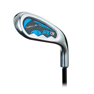 GFK 728 #7 Irons / 7-8 yrs / 48"-52.5" - Left Hand GFK 728 #7 Iron - Blue (LH728B#7)