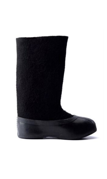 BOTTES EN LAINE NOIRE