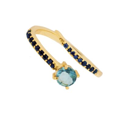 Bague bleue Alisa