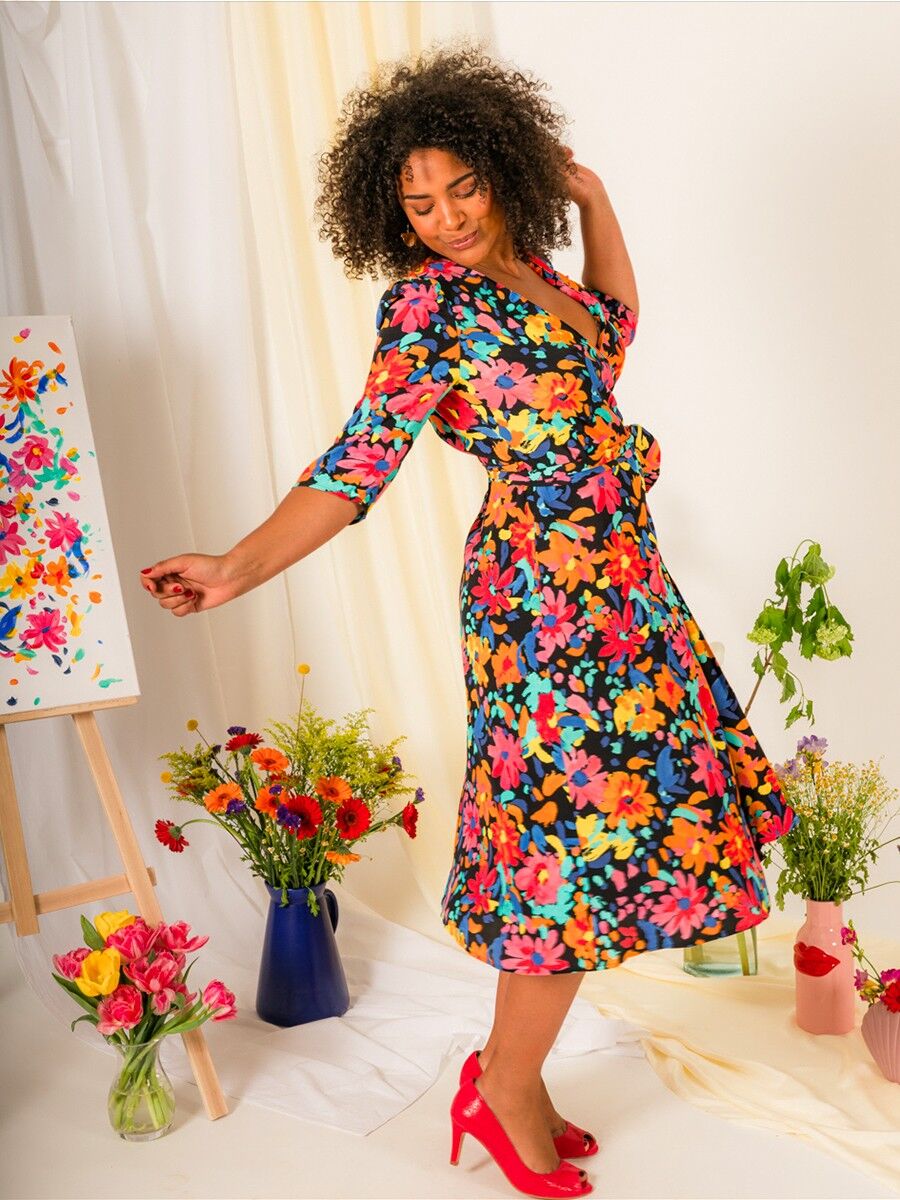 Buy wholesale Ella Vivid Flower Dress