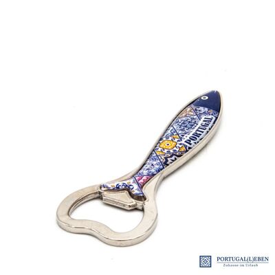 Bottle opener with magnet AZULEJO